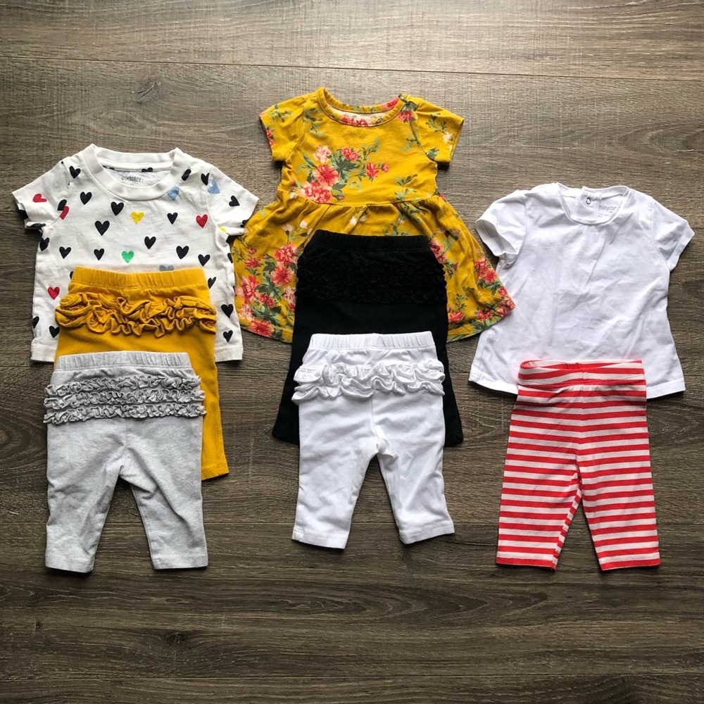 🚫SOLD🚫 Old Navy Baby Girl Bundle Tops & Bottoms